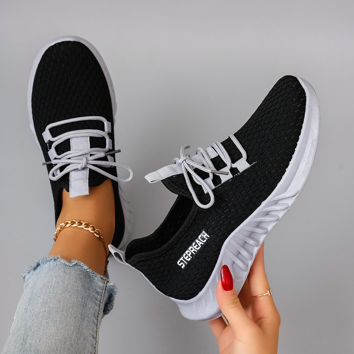 Women's Summer Breathable Mesh - مراجعة Women'S Fashion Tennis Shoes وسعره