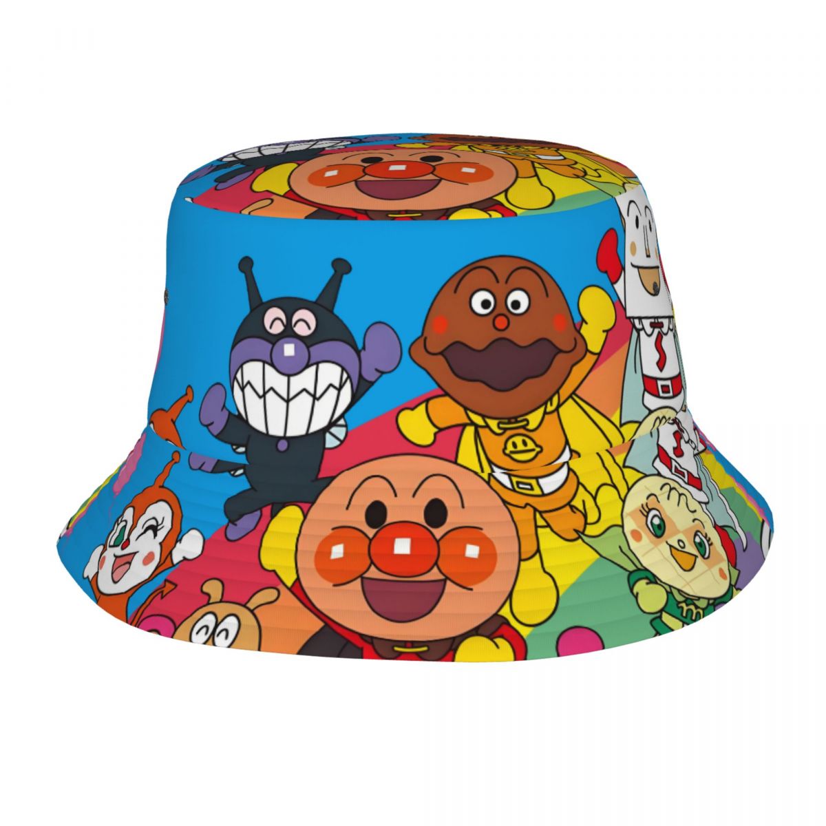 Custom Anpanman Cartoon Manga  - مراجعة Bucket Hat Women وسعره