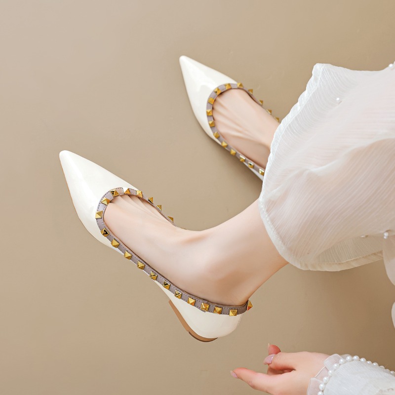XIHAHA Woman Flats Pointed Toe - مراجعة Women Fashion Heels وسعره