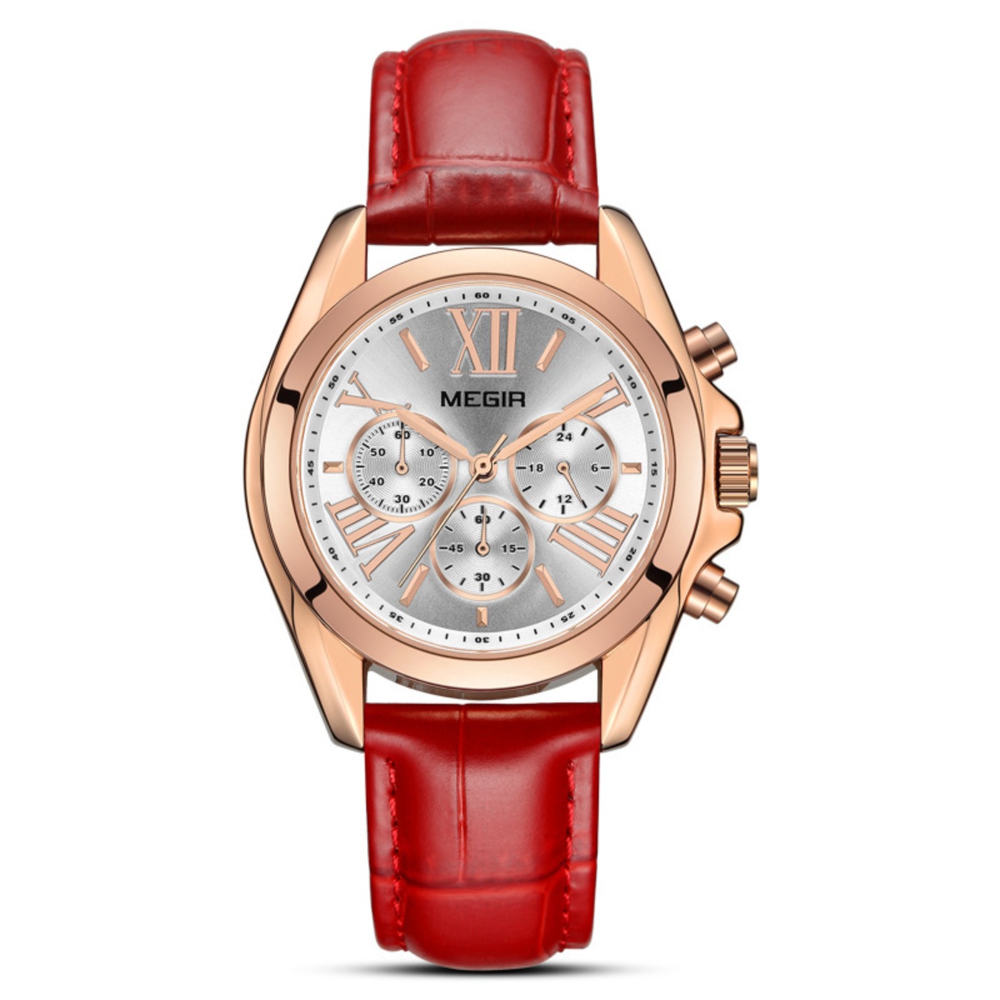 MEGIR New Luxury Leather Watch - مراجعة Women'S Fashion Brands وسعره