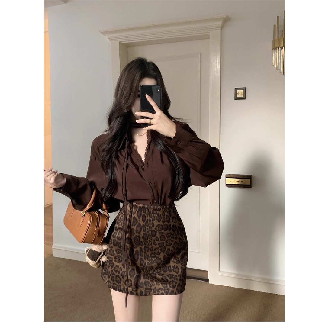 Caramel Long Sleeve Loose Midi - مراجعة Printed Wrap Skirt وسعره