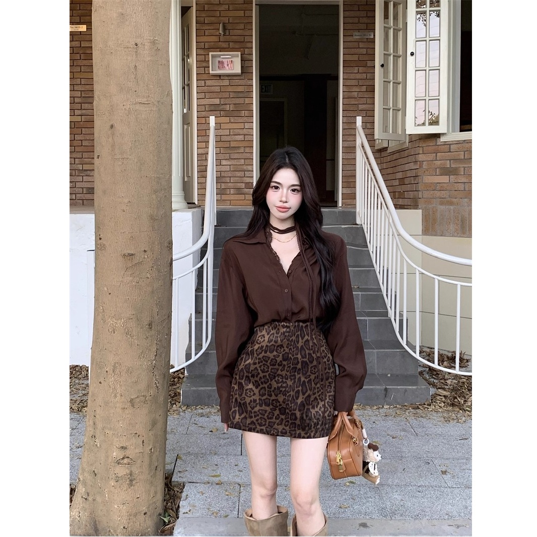 Caramel Long Sleeve Loose Midi - مراجعة Printed Wrap Skirt وسعره