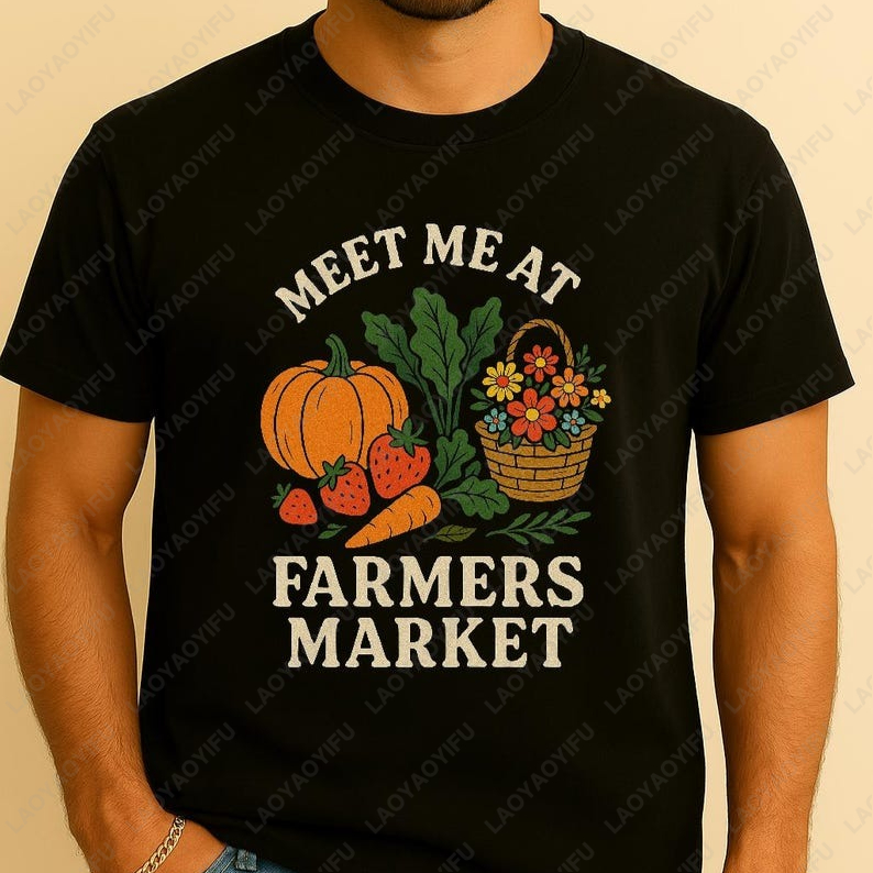 Meet Me At Farmers Market Tees - مراجعة Women'S Fashion Market Size وسعره
