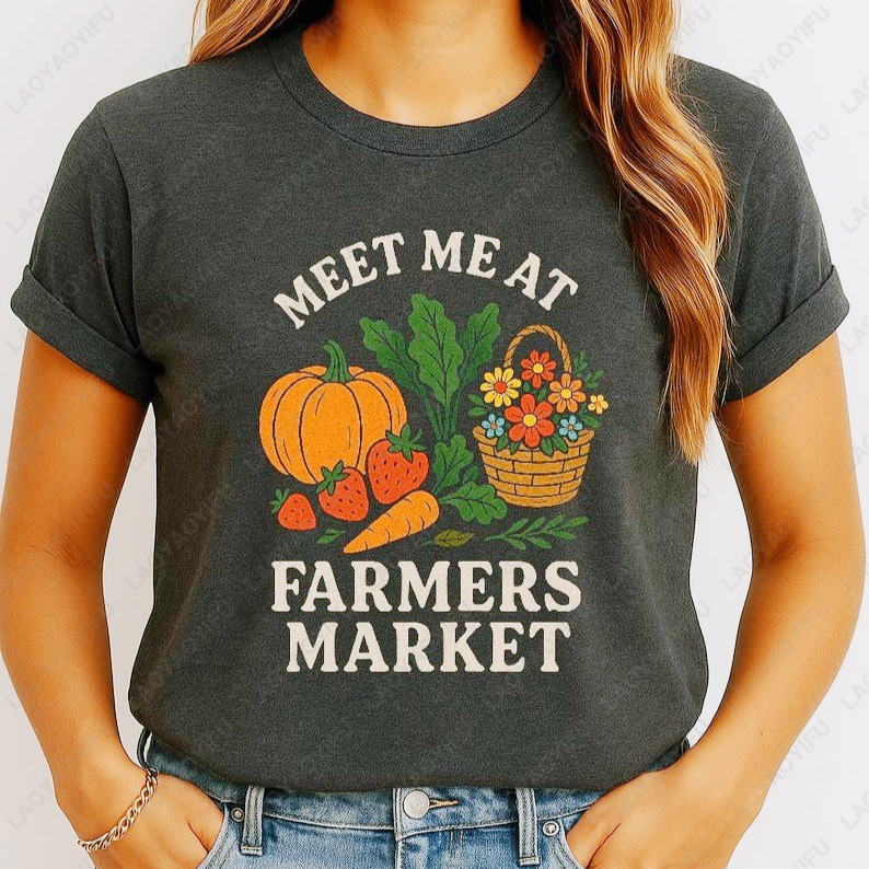Meet Me At Farmers Market Tees - مراجعة Women'S Fashion Market Size وسعره
