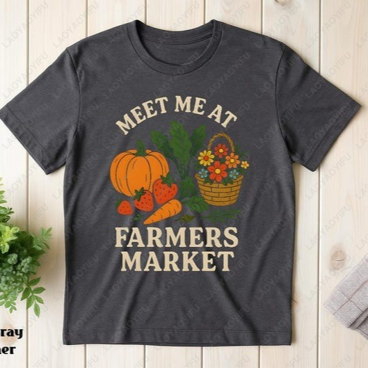 Meet Me At Farmers Market Tees - مراجعة Women'S Fashion Market Size وسعره