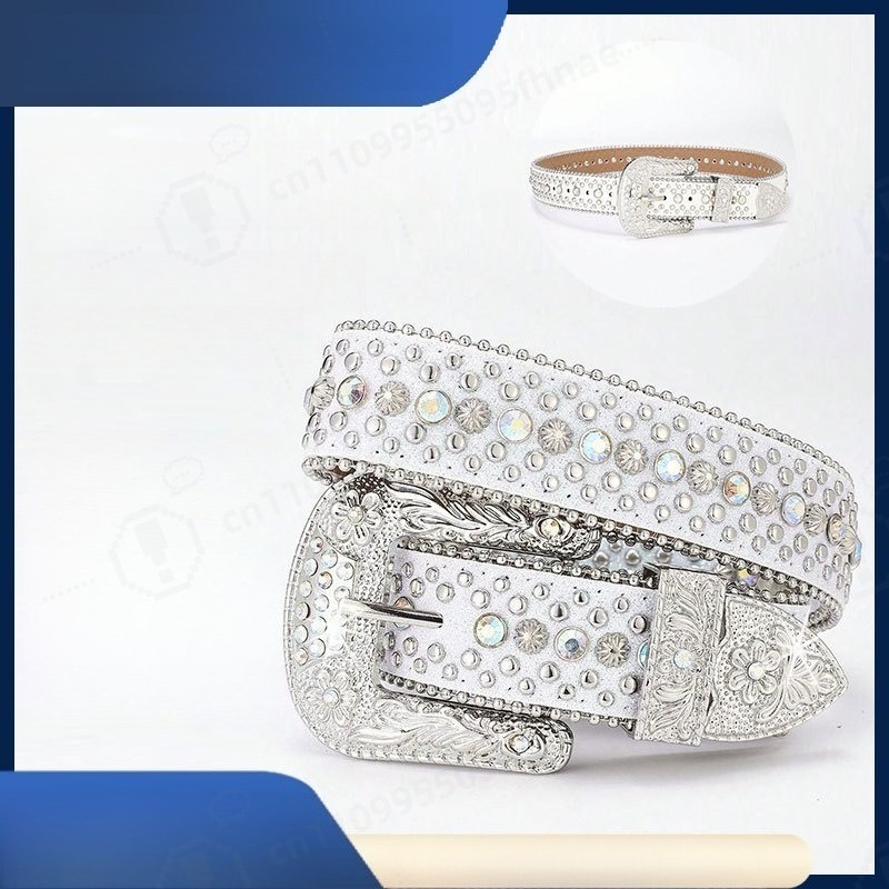 Y2K Style Rhinestone Belt For  - مراجعة Fashion Women Belt وسعره