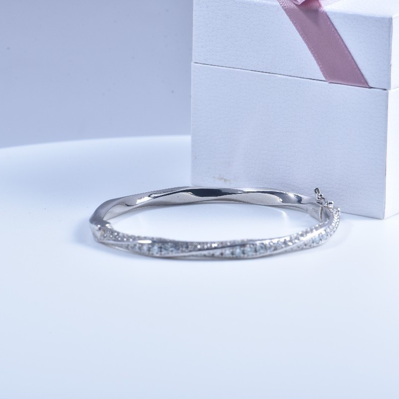 s925 Sterling Silver Bangle fo - مراجعة Women Fashion Jewellery وسعره