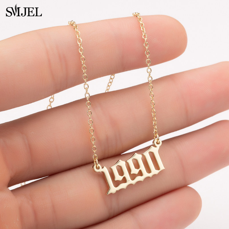 SMJEL Personalize Year Number  - مراجعة Women'S Fashion Year 2000 وسعره