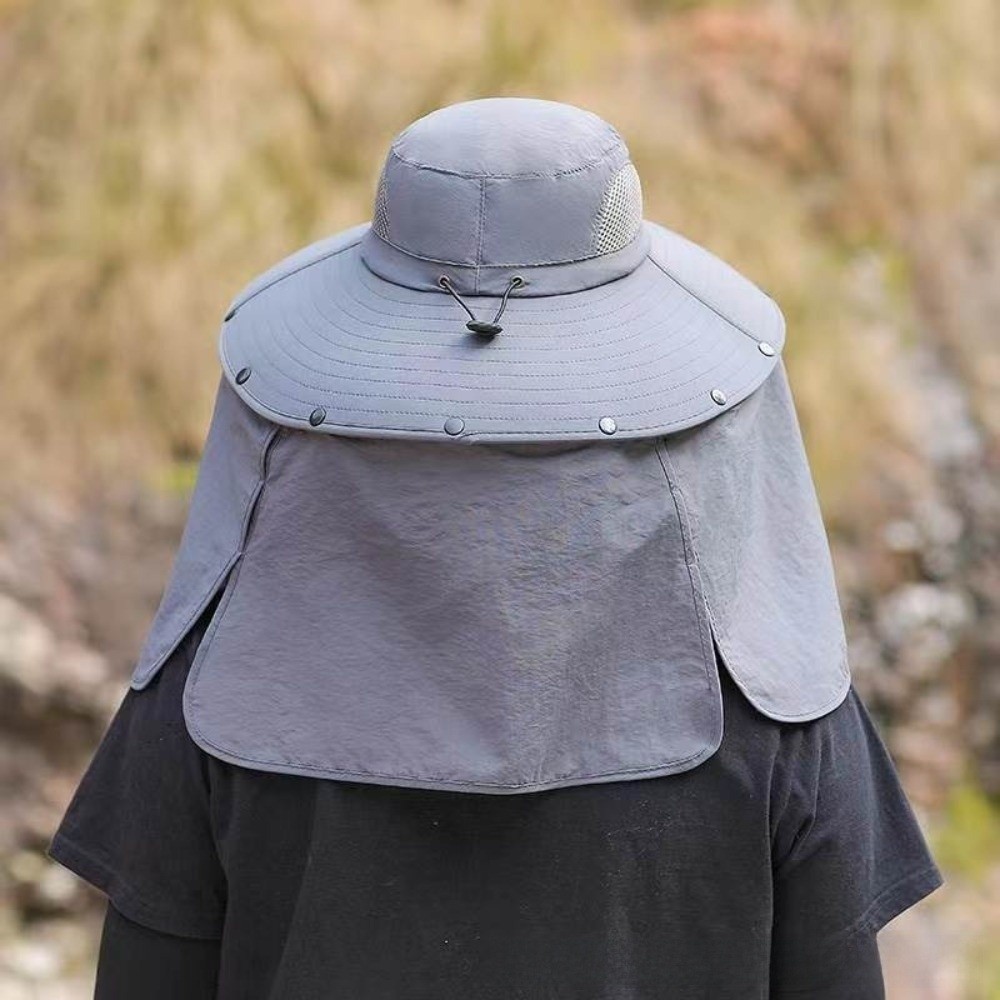 Removable Cloth Men Sun Hat Bi - مراجعة Bucket Hat Women وسعره