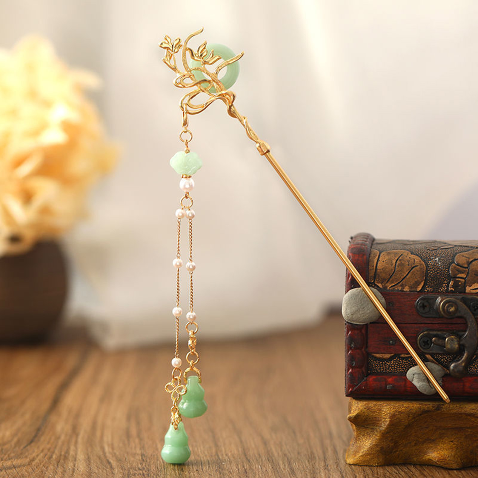 Chinese Style Glass Hairpin Fo - مراجعة Women Fashion Jewellery وسعره