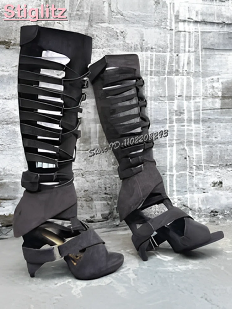 Retro Cross-tied Roman Sandals - مراجعة Fashion Women Belt وسعره
