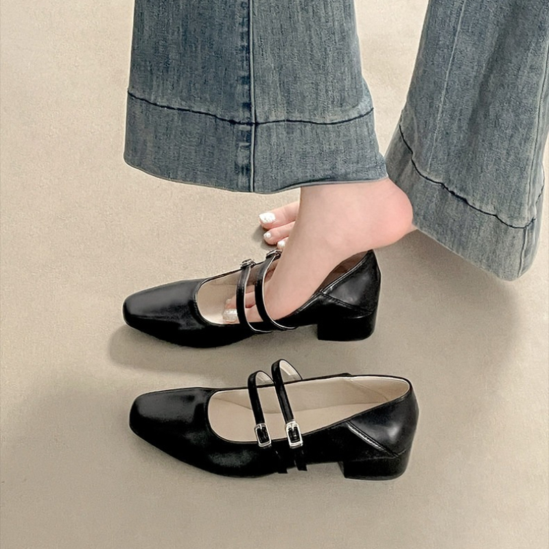 Square Toe Low Heel Women Silv - مراجعة Women'S Fashion Footwear وسعره