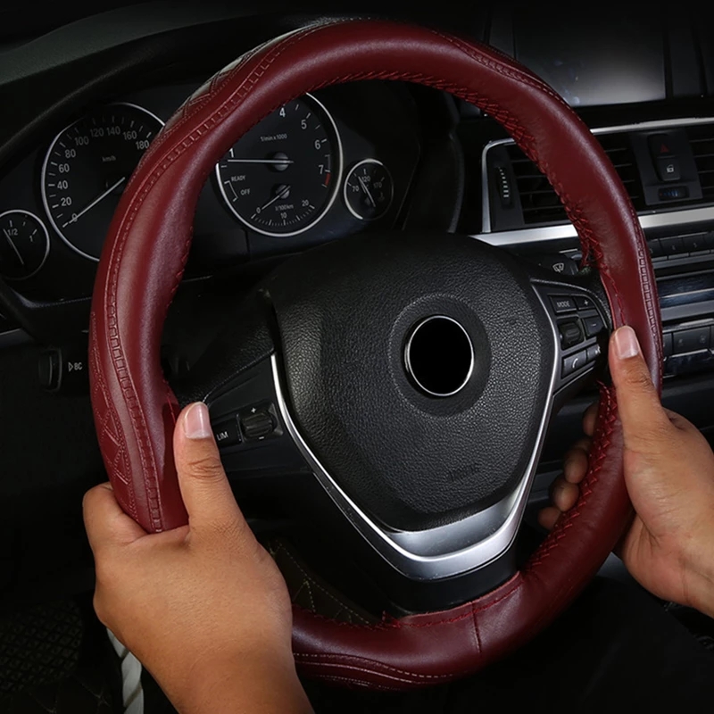 DIY Leather Car Steering Wheel - مراجعة Women Fashion Hub وسعره