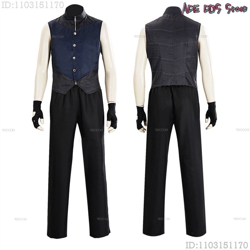 Fantasias Dmc Vergil Cosplay F - مراجعة Knitted Vest Women وسعره