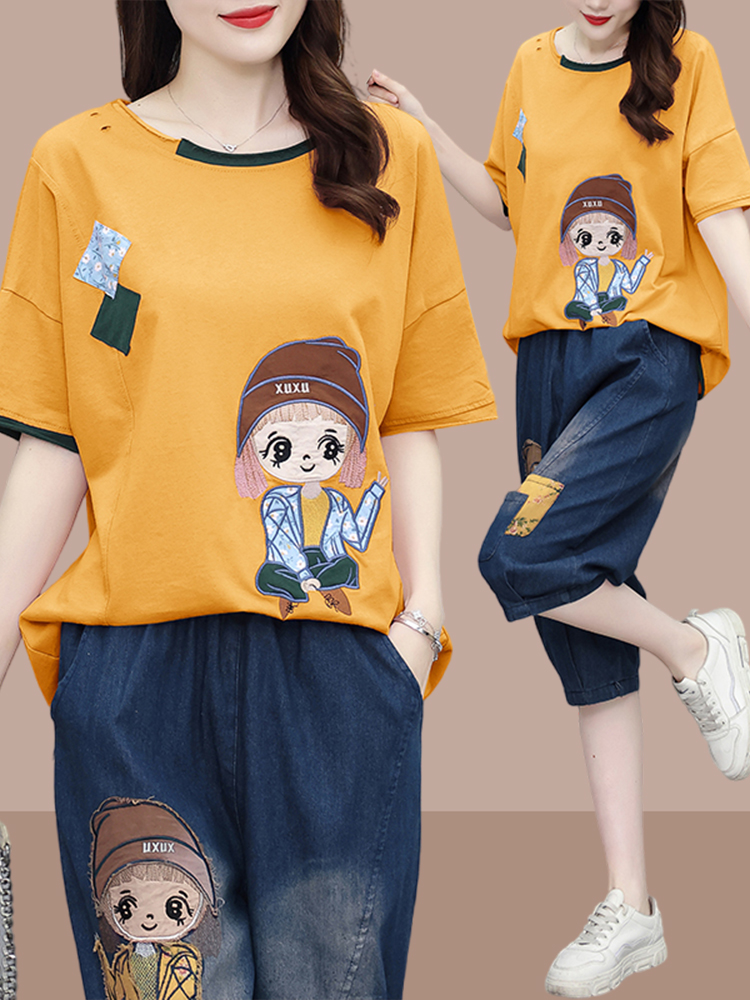 Fashionable Patchwork Short Sl - مراجعة Women Fashion Over The Years وسعره