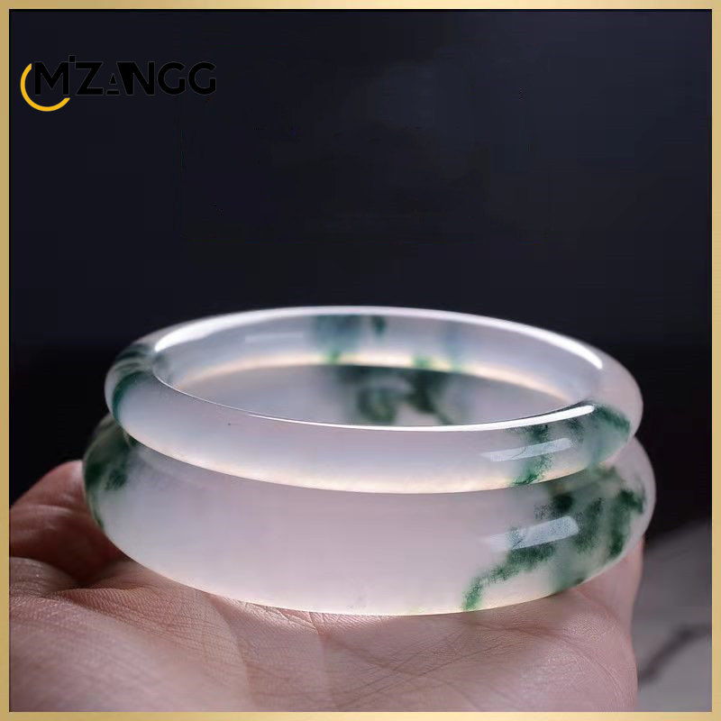 Natural Green Jadeite Bangle J - مراجعة Women Fashion Jewellery وسعره