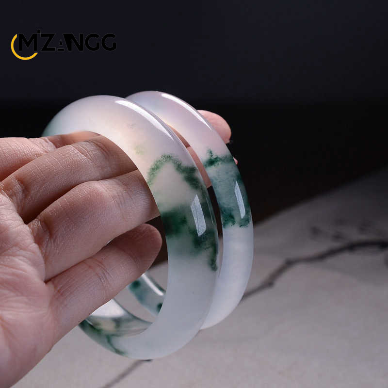 Natural Green Jadeite Bangle J - مراجعة Women Fashion Jewellery وسعره