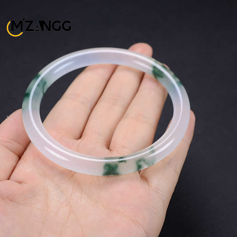 Natural Green Jadeite Bangle J - مراجعة Women Fashion Jewellery وسعره