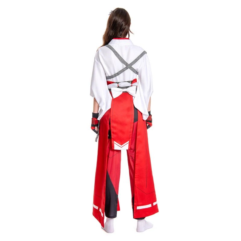 Game OW Kiriko Cosplay Costume - مراجعة Knitted Vest Women وسعره
