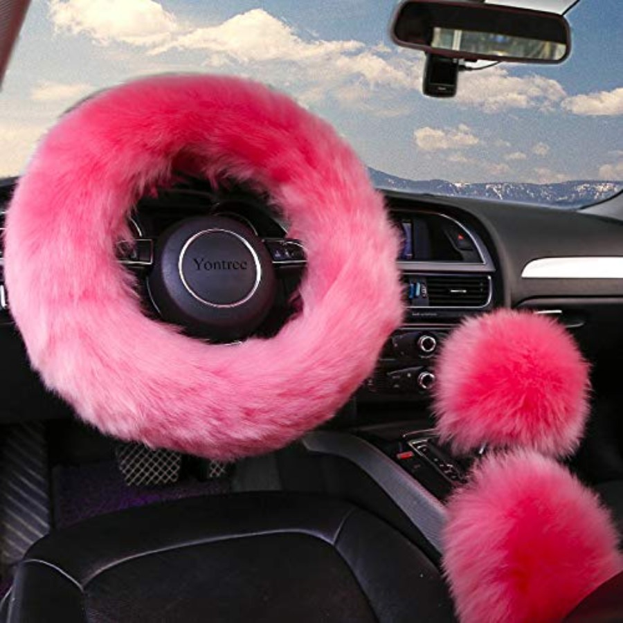 Fashion Fluffy Steering Wheel  - مراجعة Women Fashion Hub وسعره