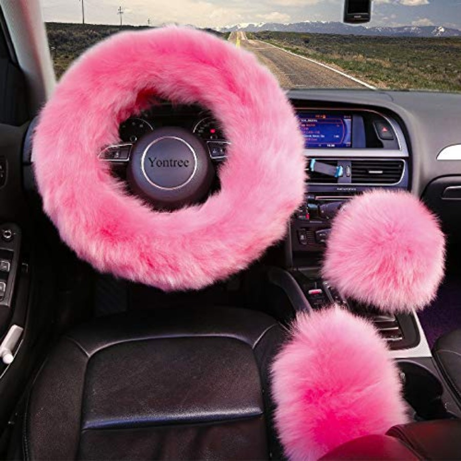Fashion Fluffy Steering Wheel  - مراجعة Women Fashion Hub وسعره