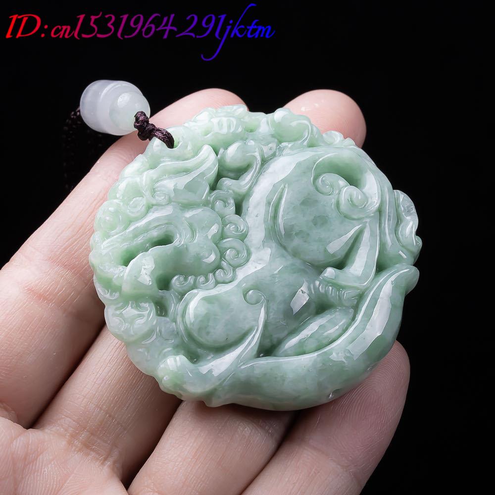 Natural Myanmar Jadeite Pixiu  - مراجعة Women Fashion Necklace وسعره
