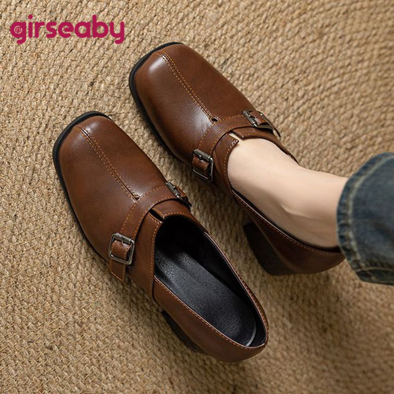 Girseaby Vintage Women Pumps S - مراجعة Fashion Women Belt وسعره