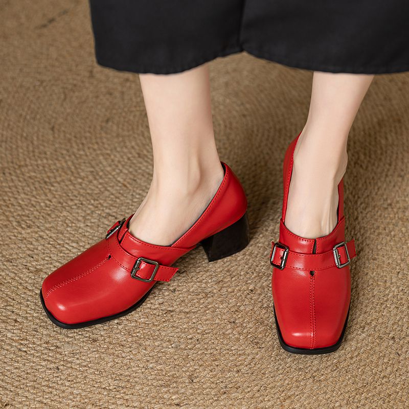 Girseaby Vintage Women Pumps S - مراجعة Fashion Women Belt وسعره